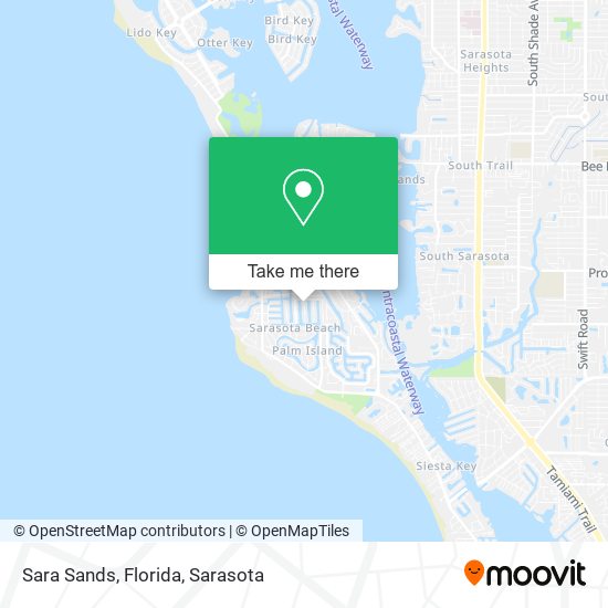 Mapa de Sara Sands, Florida