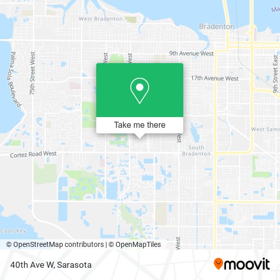 Mapa de 40th Ave W