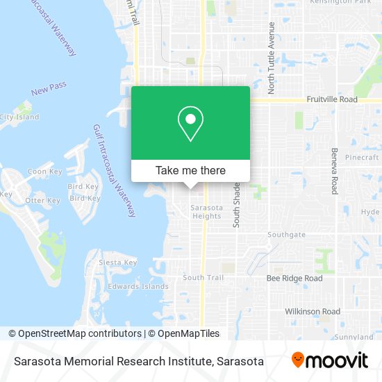 Sarasota Memorial Research Institute map