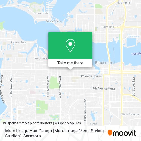 Mapa de Mere Image Hair Design (Mere Image Men's Styling Studios)