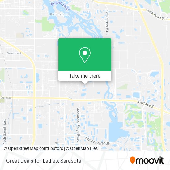 Mapa de Great Deals for Ladies