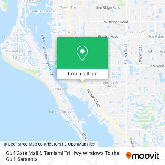 Gulf Gate Mall & Tamiami Trl Hwy-Windows To the Gulf map