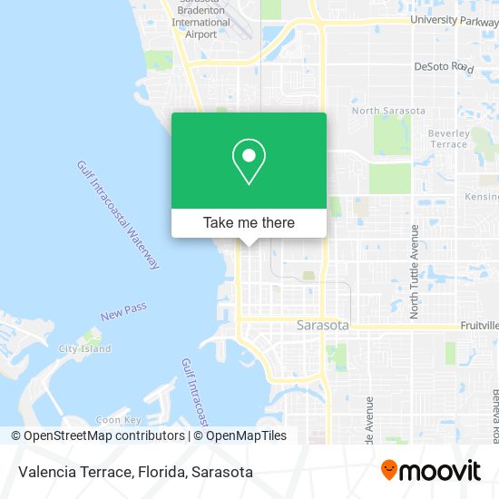 Valencia Terrace, Florida map