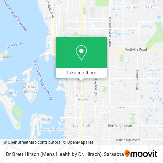 Dr Brett Hirsch (Men's Health by Dr. Hirsch) map