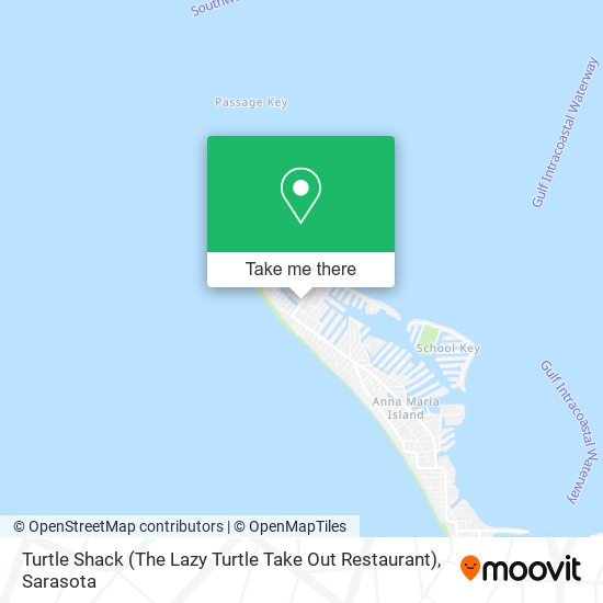 Mapa de Turtle Shack (The Lazy Turtle Take Out Restaurant)