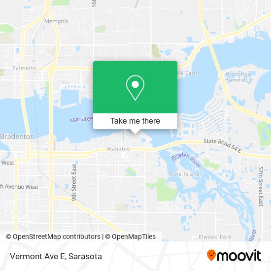 Mapa de Vermont Ave E