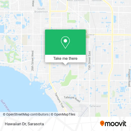 Hawaiian Dr map