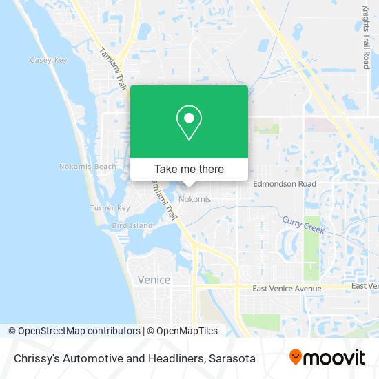 Mapa de Chrissy's Automotive and Headliners