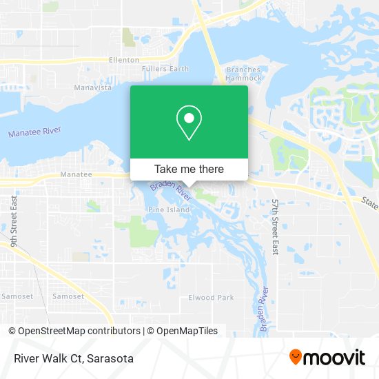 Mapa de River Walk Ct