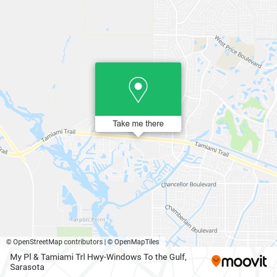 My Pl & Tamiami Trl Hwy-Windows To the Gulf map