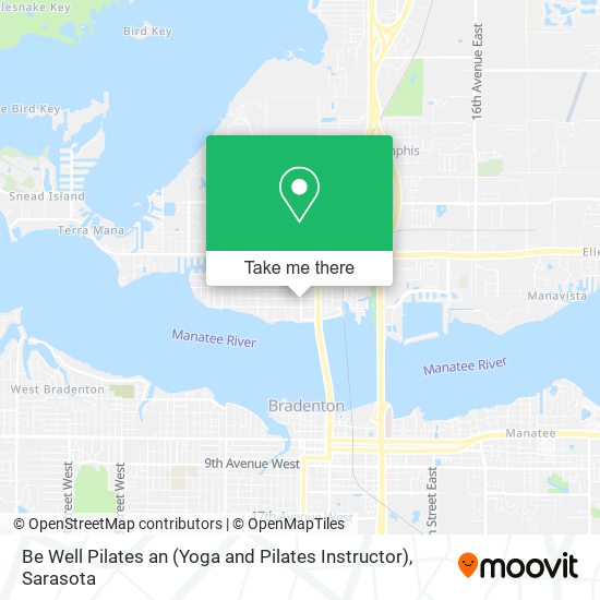 Be Well Pilates an (Yoga and Pilates Instructor) map