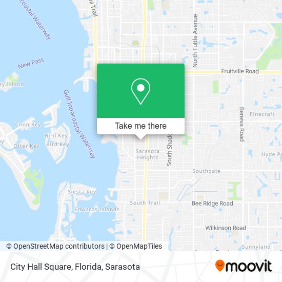 City Hall Square, Florida map