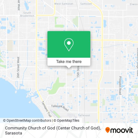 Community Church of God map