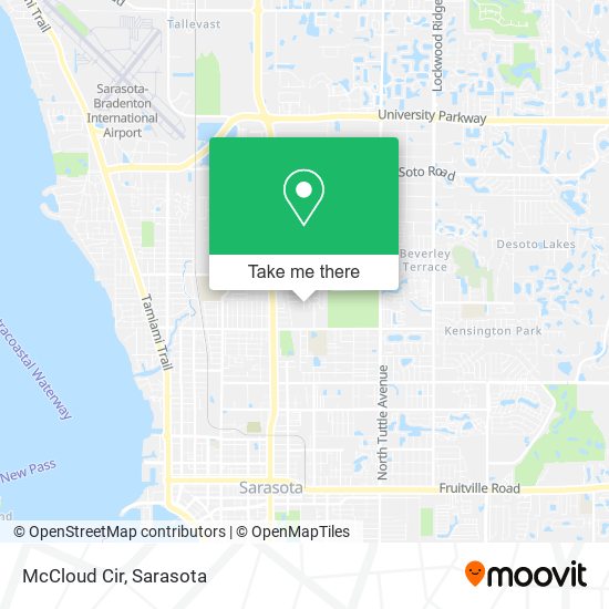 McCloud Cir map