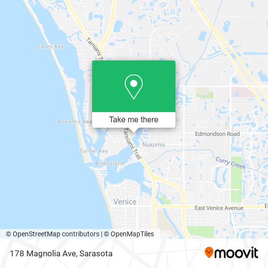 Mapa de 178 Magnolia Ave