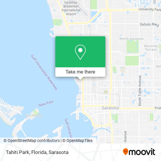 Tahiti Park, Florida map