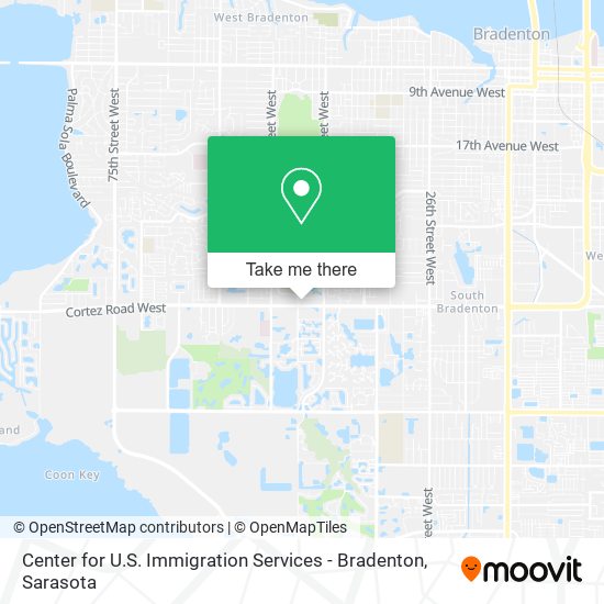 Center for U.S. Immigration Services - Bradenton map