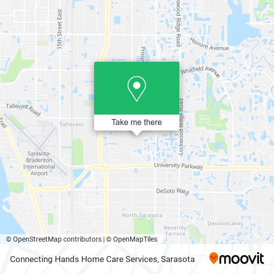 Connecting Hands Home Care Services map