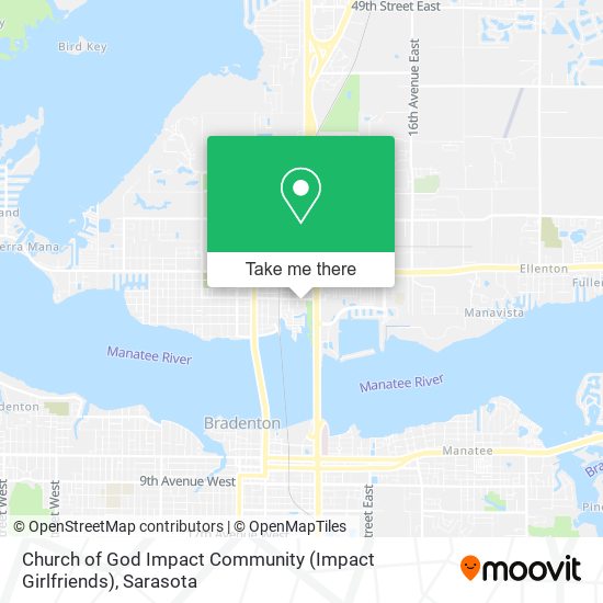 Church of God Impact Community (Impact Girlfriends) map