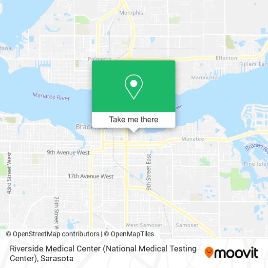 Riverside Medical Center (National Medical Testing Center) map