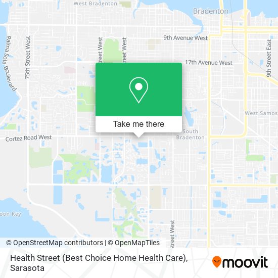Mapa de Health Street (Best Choice Home Health Care)