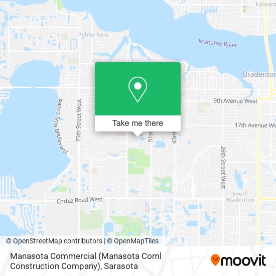 Mapa de Manasota Commercial (Manasota Coml Construction Company)