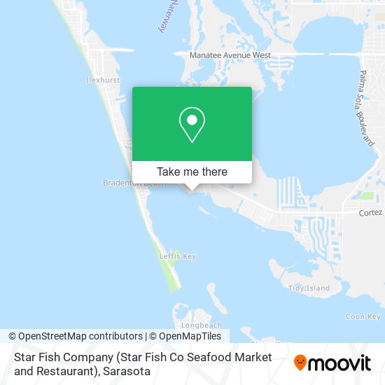 Star Fish Company (Star Fish Co Seafood Market and Restaurant) map