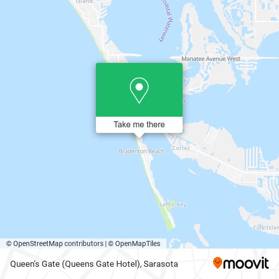 Mapa de Queen's Gate (Queens Gate Hotel)