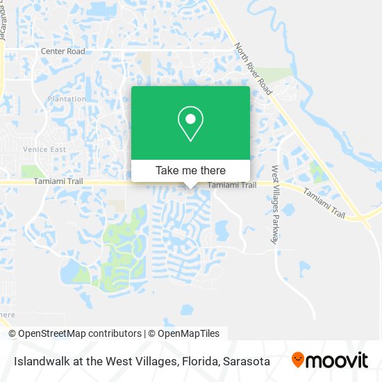 Islandwalk at the West Villages, Florida map