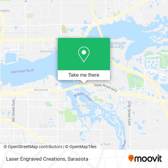 Mapa de Laser Engraved Creations