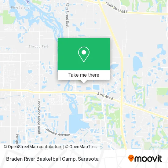 Braden River Basketball Camp map