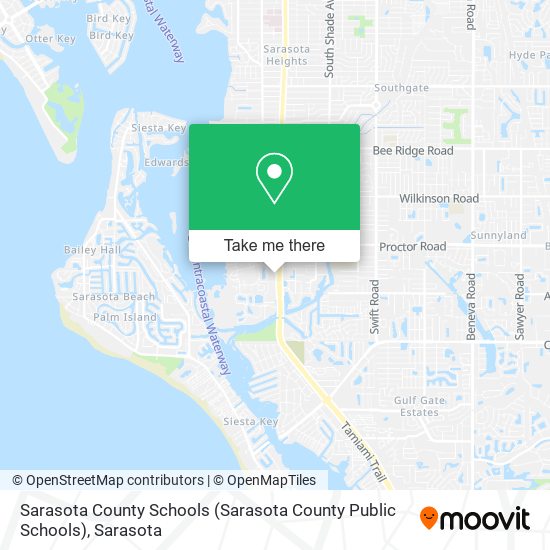 Sarasota County Schools map