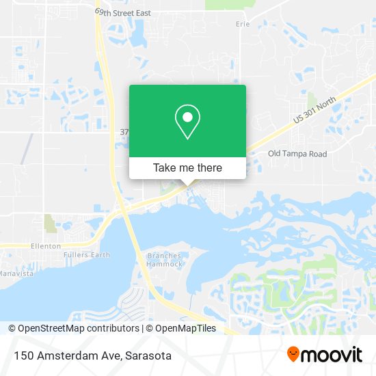 Mapa de 150 Amsterdam Ave