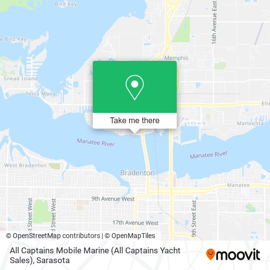 Mapa de All Captains Mobile Marine (All Captains Yacht Sales)