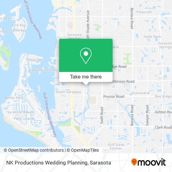 Mapa de NK Productions Wedding Planning