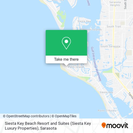 Siesta Key Beach Resort and Suites (Siesta Key Luxury Properties) map
