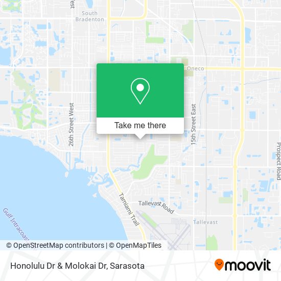 Honolulu Dr & Molokai Dr map