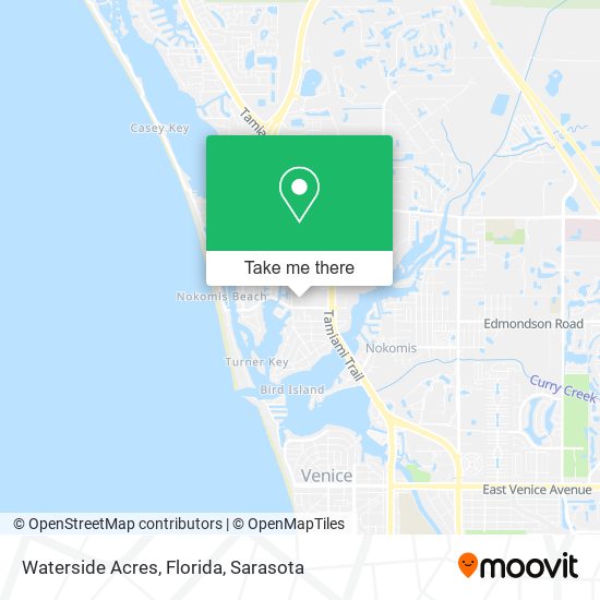 Waterside Acres, Florida map