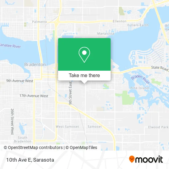 10th Ave E map