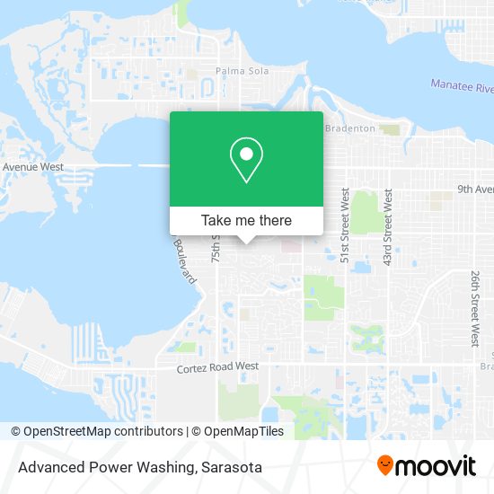 Mapa de Advanced Power Washing