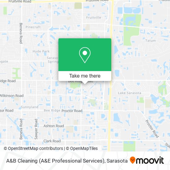 Mapa de A&B Cleaning (A&E Professional Services)