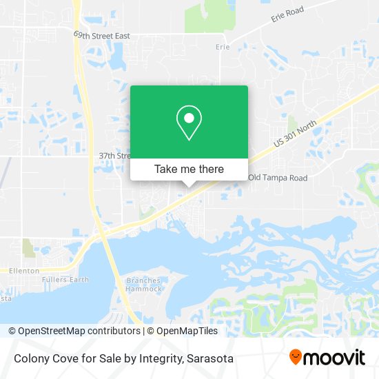 Mapa de Colony Cove for Sale by Integrity