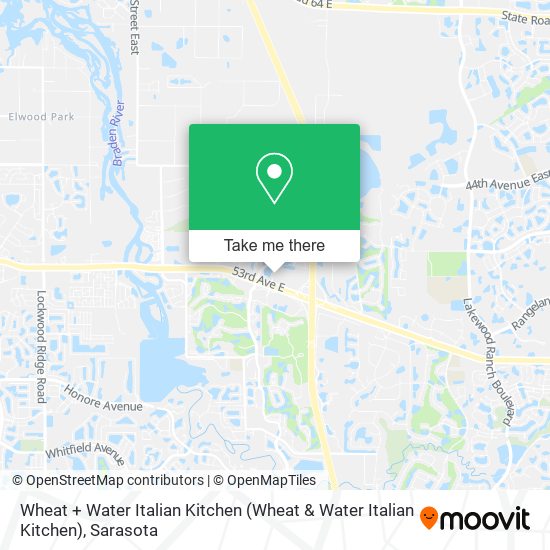 Mapa de Wheat + Water Italian Kitchen