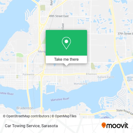 Mapa de Car Towing Service
