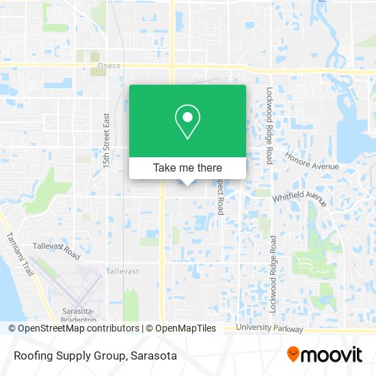 Mapa de Roofing Supply Group