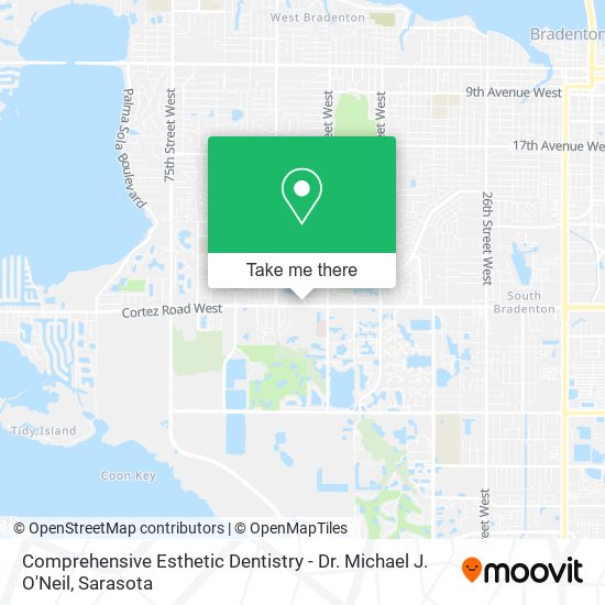 Mapa de Comprehensive Esthetic Dentistry - Dr. Michael J. O'Neil