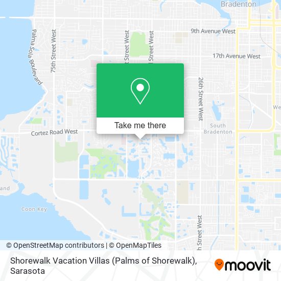Mapa de Shorewalk Vacation Villas (Palms of Shorewalk)