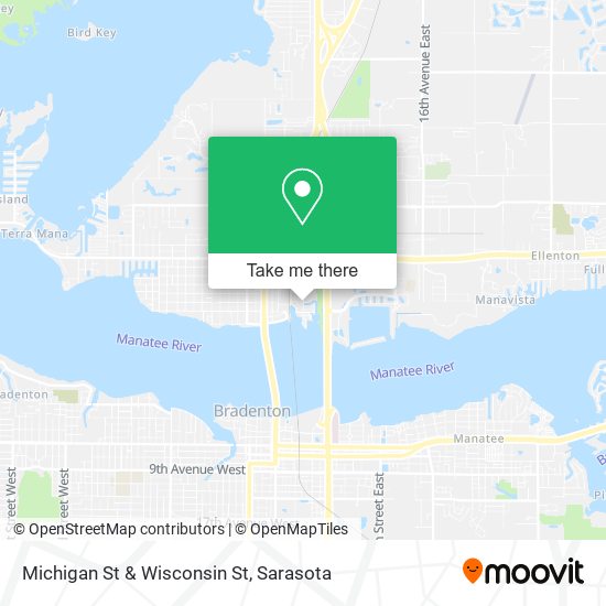 Mapa de Michigan St & Wisconsin St