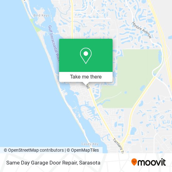 Same Day Garage Door Repair map