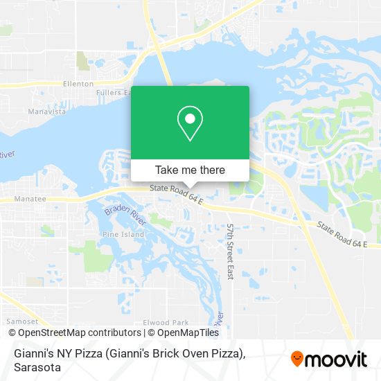 Gianni's NY Pizza (Gianni's Brick Oven Pizza) map